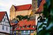 Bilder aus Quedlinburg Harz Blick zun Schloss