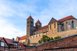 Bilder aus Quedlinburg Harz Blick zun Schloss