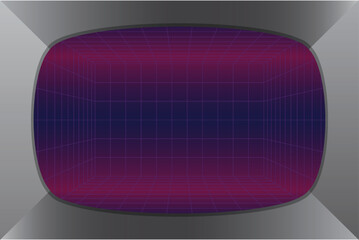 Wall Mural - retro arcade game machine. screen background. vector illustration.