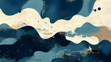 Wall Mural - abstract smoke with flowing waves and liquid texture