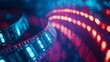 © Jing - Cinema background and film strip