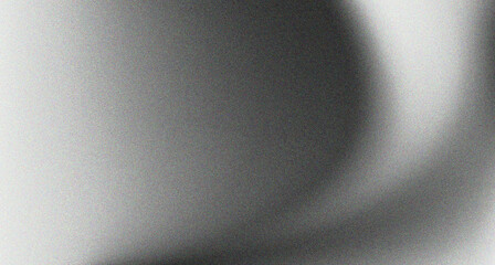 Wall Mural - abstract black gray grainy gradient background monochrome noise texture backdrop wide banner size