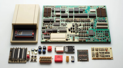 Hardware and software computer technology background. Isometric elements of development, engineering electronics systems and devices. Design, programming or coding of microcontrollers or chips.