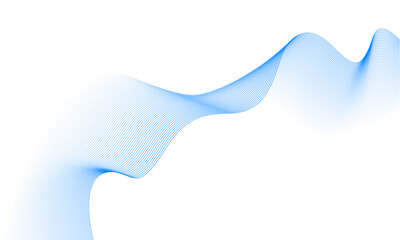 Leinwandbilder - Vector abstract background with dynamic waves and lines. Illustration suitable for design