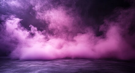 Wall Mural - clouds in the fog