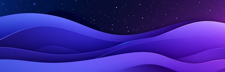 Wall Mural - A modern watercolor depiction of space, showcasing a vivid background dotted with stars.