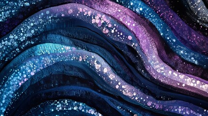 Wall Mural - The universe studded with stars and galaxies. A vast, dark space illuminated by twinkling stars and constellations. A celestial expanse. Nebulae composed of stardust. Presented as a 3D render.