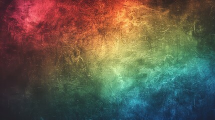 Canvas Print - a textured, colorful background in red, orange, green, and blue.
