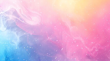 Wall Mural - an abstract digital art background with pink, blue, and yellow colors.