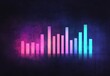 © ANUAR - Abstract color sound wave pattern with vibrant shades of pink, blue, and purple representing dynamic music and audio frequency in a modern digital style