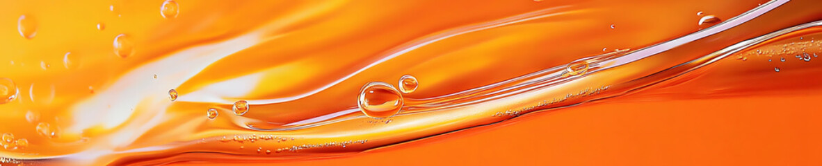 Wall Mural - orange liquid texture