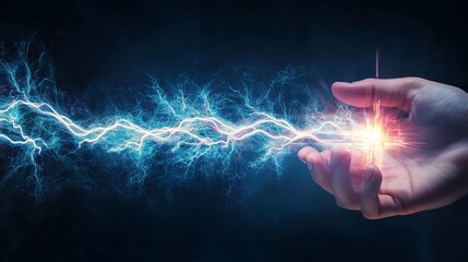 Wall Mural - the essence of electrical circuits and wave phenomena in a scientific context