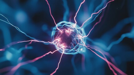 Wall Mural - the essence of electrical circuits and wave phenomena in a scientific context