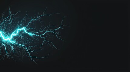 Wall Mural - electric energy lines emanating from a central point, creating radiating arcs that are both sharp an
