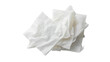 © Maria - Crumpled white tissues scattered randomly on a plain background illustrating everyday usage and waste disposal.