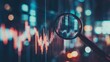 © 69 Timeless  Studio  - A magnifying glass focusing on a rising stock trend in a digital financial graph.