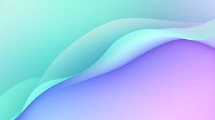 Abstract gradient background, transitioning from soft lavender to fresh mint, designed for app UI. The layout is well-balanced and comfortable, the interface is attractive and user-friendly.