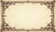 © Vladimir - Elegant vintage ornate frame design with decorative borders for certificates or invitations