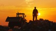 © AnotharS - Waste management action landfill site environmental impact sunset view pollution consideration and challenges