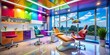 © Four888 - Explore a Modern Dentist Office with Sleek Design and Cutting-Edge Equipment in a Welcoming Space for a Unique and Vibrant Dental Experience