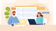 © doo - Standup Meetings Concept Illustration