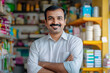 © PRASANNAPIX - indian man standing at home products shop