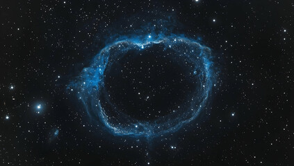 Wall Mural - the eye of the veil nebula, the helix planetary nebula in aquarius. the stars form an eye shape arou