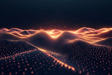 Fototapete - Minimalistic vector background with soft gradients and abstract shapes, perfect for text overlay and versatile design use