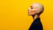 © EugeneART - Beautiful stylish bald girl.