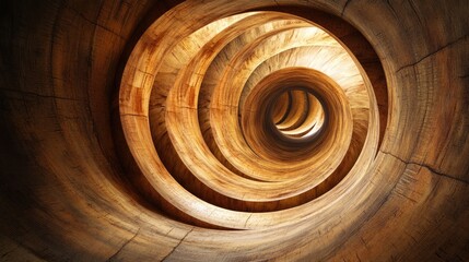 Wall Mural - a mesmerizing tunnel represents the idea of a vortex, drawing viewers into its captivating depths wi