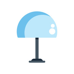 Sticker - Blue modern style desk lamp standing, a lighting room interior design element