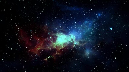 Wall Mural - outer space background nebula particles