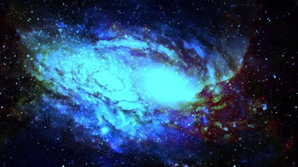 Wall Mural - outer space background nebula particles