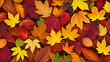 © fotoluigi868 - Vibrant autumn leaves create a natural vertical background for seasonal visuals generated by artificial intelligence algorithms.