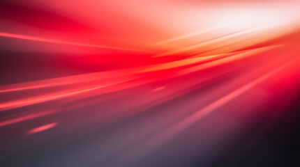 abstract background with soft red and orange light flows symbolizing motion