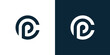 © PaulStd - P and C letter combination logo in circle, P C circle logo