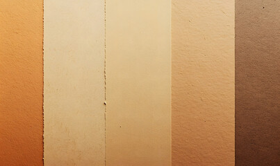 Canvas Print - A flat, smooth brown paper texture with subtle grain and subtle color variations for use as an illustration background