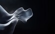 © GoodandEvil - Ethereal white wave on dark background with sparks