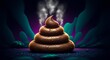 © AC's Inspired Images - Hot Steamy Poop, Pile of Excrement, Stinky Vibrant Feces, Defecation Dung Matter, Gross Splatter and Ooze
