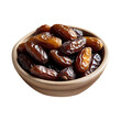 © Graphywave - Collection set of bowl of dried date fruits isolated on transparent background