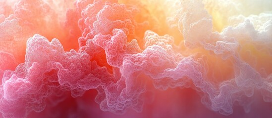 Wall Mural - abstract colorful texture resembling soft clouds or waves.