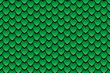 © ararat - Seamless geometric pattern, snake fish, mermaid, dragon scales. Minimal abstract texture in green color, animal vector background for your design, cover and wallpaper