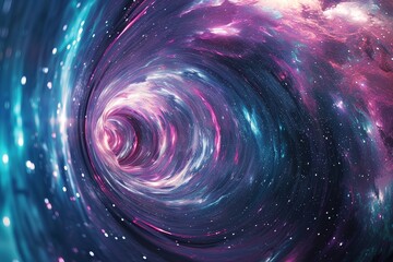 wormhole transit in interstellar space