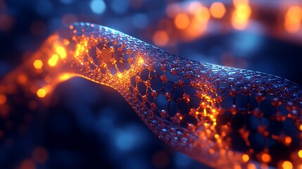 3D rendering of an abstract close up shot background