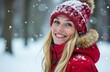 © Dariya - portrait of a woman in winter in the snow