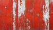 © Fenti - red painted wood texture seamless rusty grunge background  Scratched white paint on planks of wood wall.