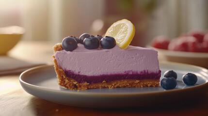 Sticker - Lemon Blueberry Mousse Cheesecake