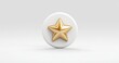 © zong - Gold Star Icon Design for Rating and Review Symbol in Minimalist Style for Success and Quality Evaluation