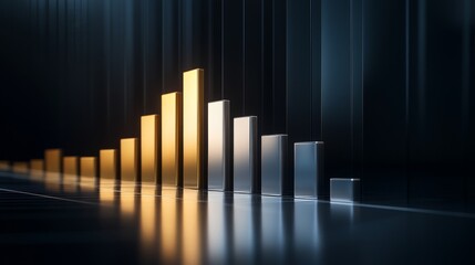 Poster - Data Visualization of Growing Bar Graph Representation in Finance