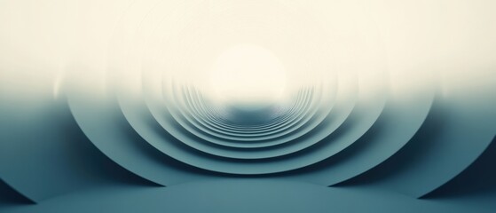 abstract tunnel with soft lighting and gradient effect